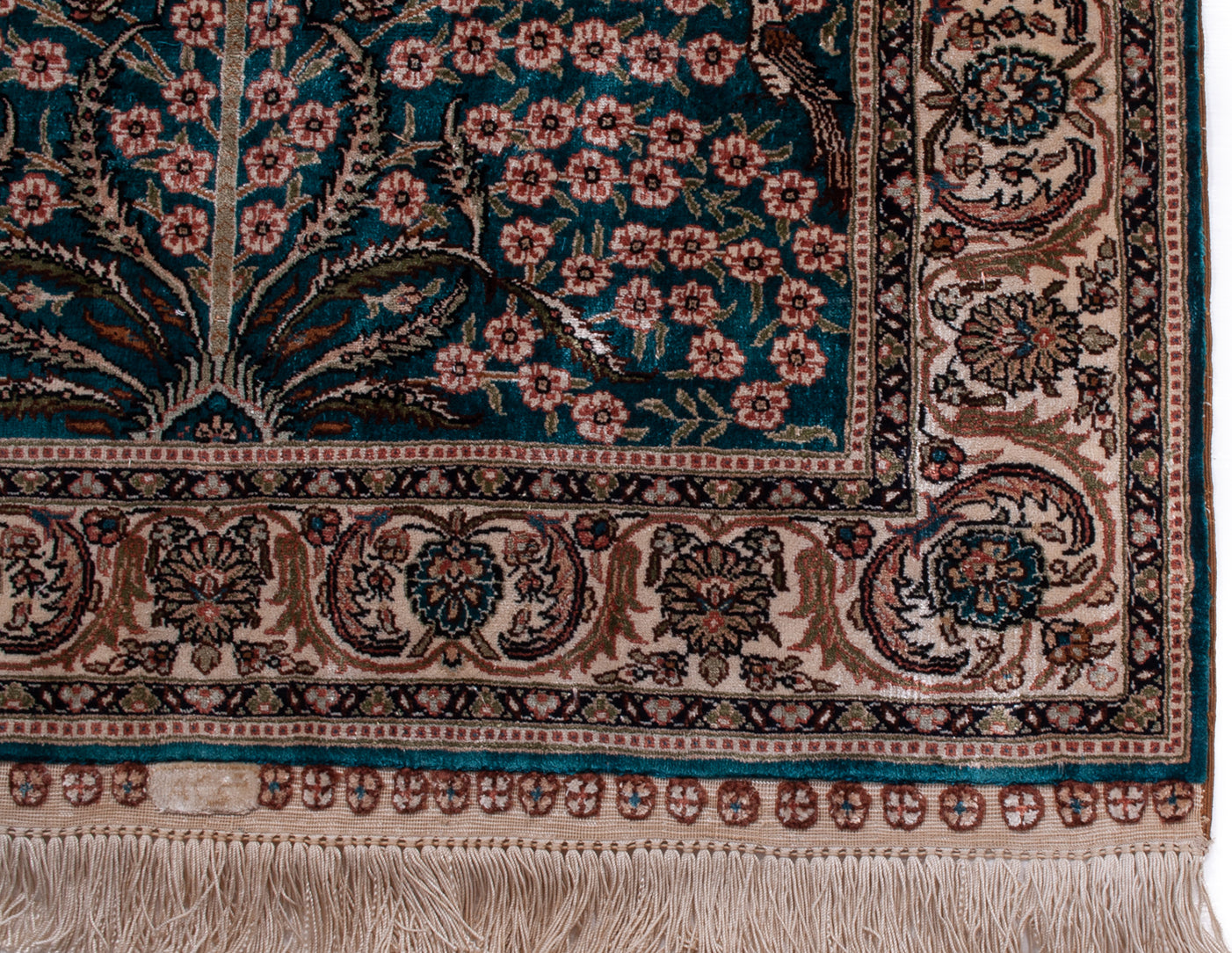 Hand-Knotted Turkish Hereke Silk Rug - Ref: 3266 - 120 x 78cm – Little ...