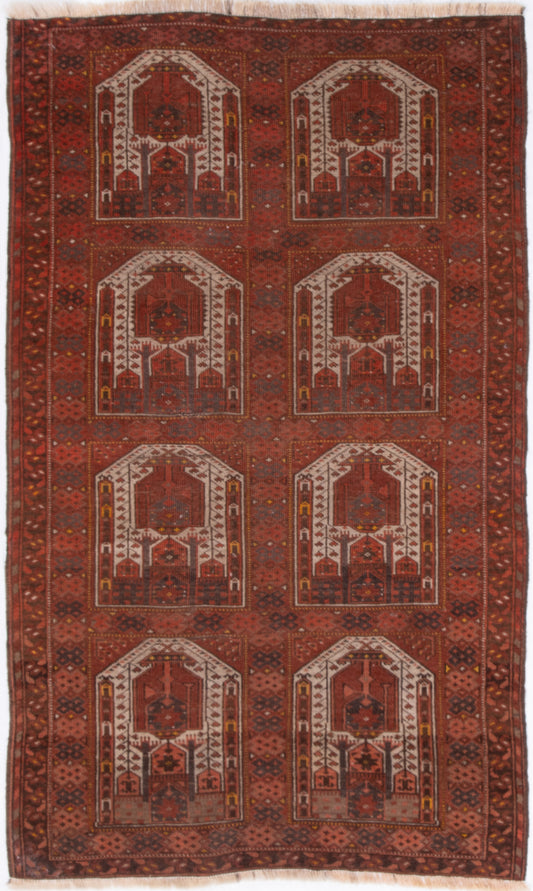 Antique Afghan Ersari Rug