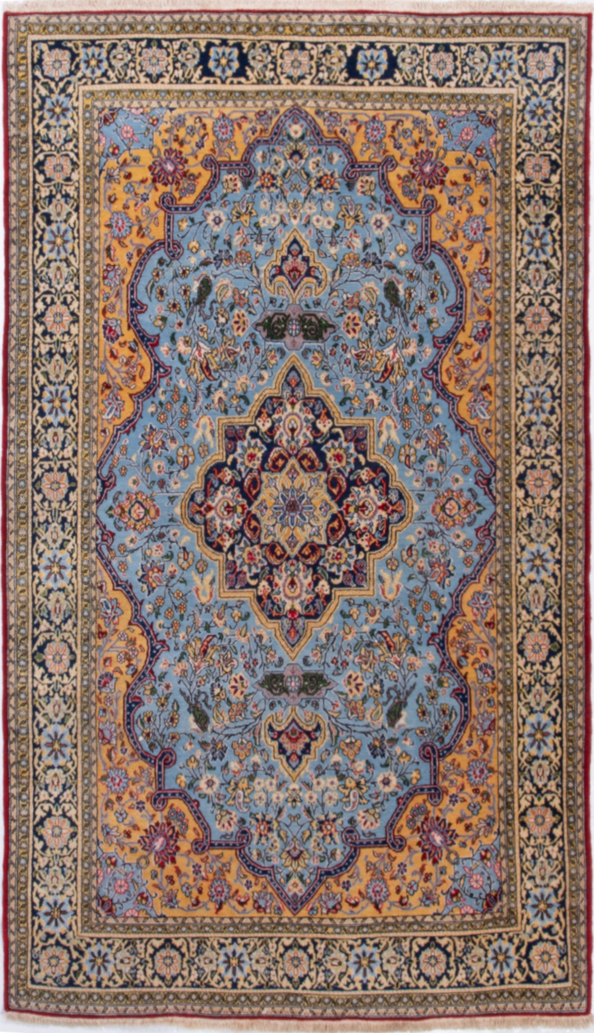 Hand-Knotted Persian Shahreza Rug - Ref: 3274 - 258 x 152cm – Little-Persia