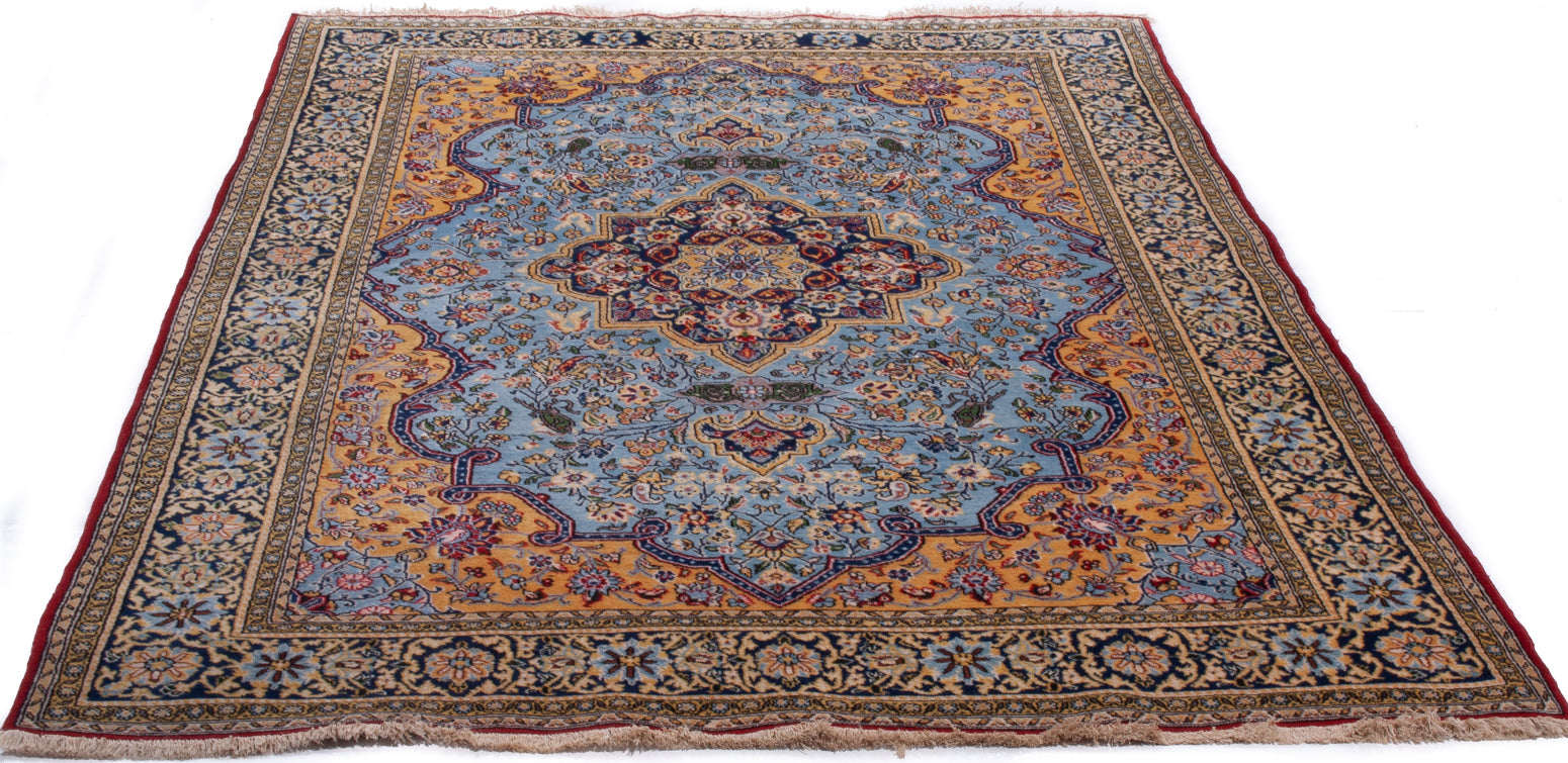 Hand-Knotted Persian Shahreza Rug - Ref: 3274 - 258 x 152cm – Little-Persia