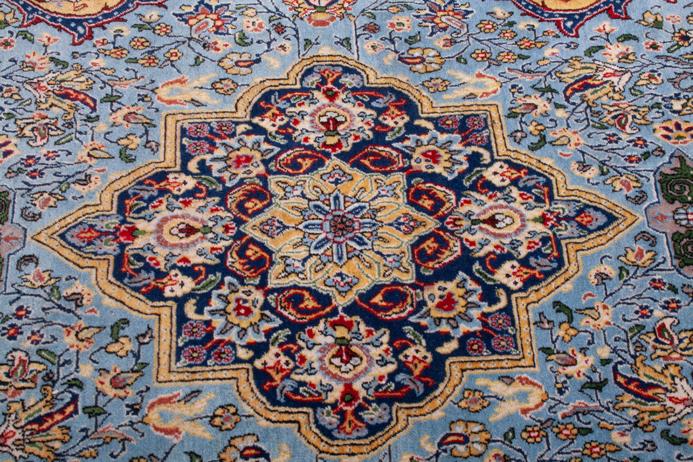 Hand-Knotted Persian Shahreza Rug - Ref: 3274 - 258 x 152cm – Little-Persia