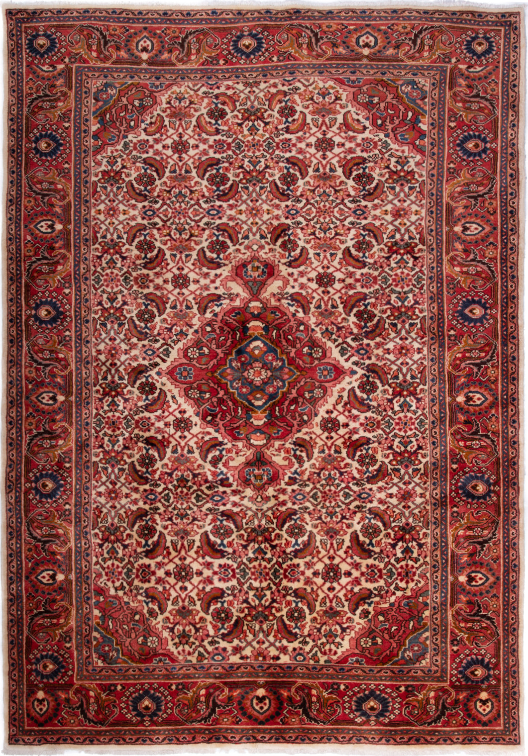 Semi-Antique Persian Nanaj Rug