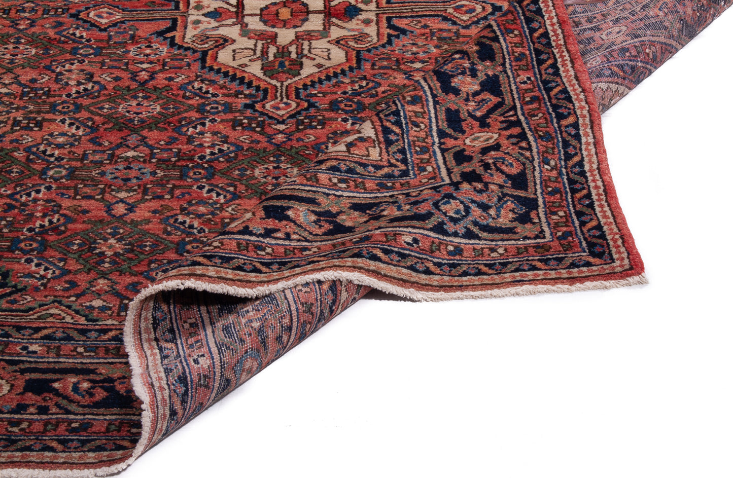 Semi-Antique Persian Hamadan Rug