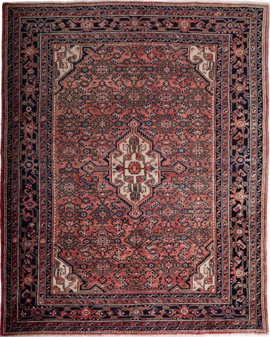 Semi-Antique Persian Hamadan Rug