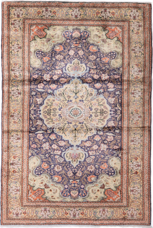 Semi-Antique Turkish Kayseri Rug