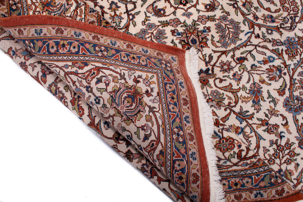 Hand-Knotted Indian Isfahan Rug - Ref: 3335 - 350 x 257cm – Little-Persia