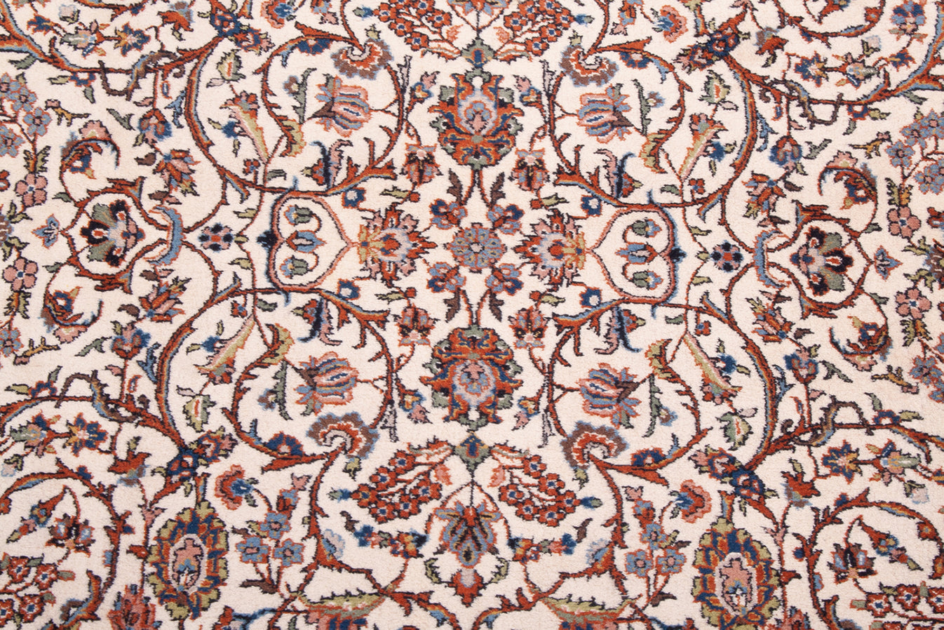 Hand-Knotted Indian Isfahan Rug - Ref: 3335 - 350 x 257cm – Little-Persia