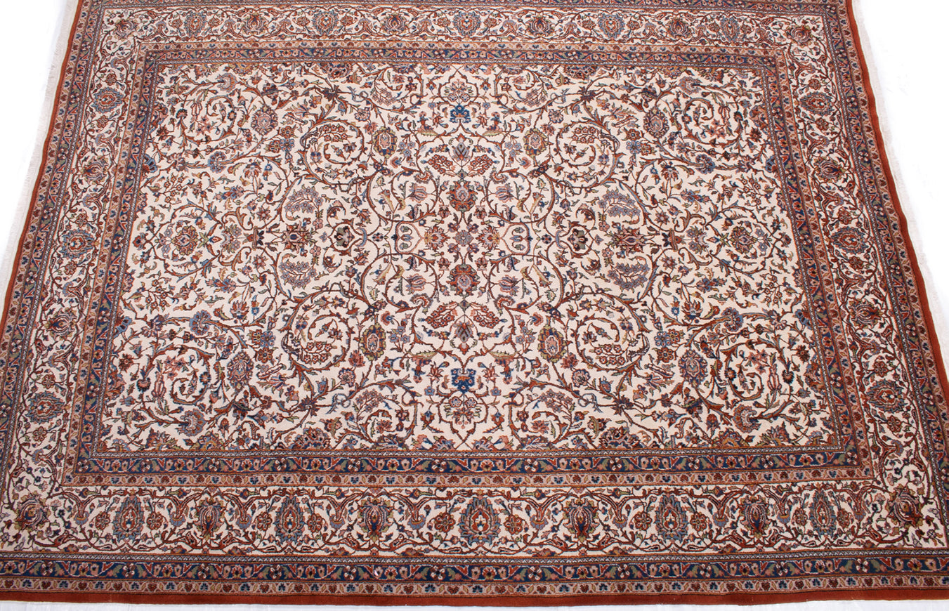 Hand-Knotted Indian Isfahan Rug - Ref: 3335 - 350 x 257cm – Little-Persia