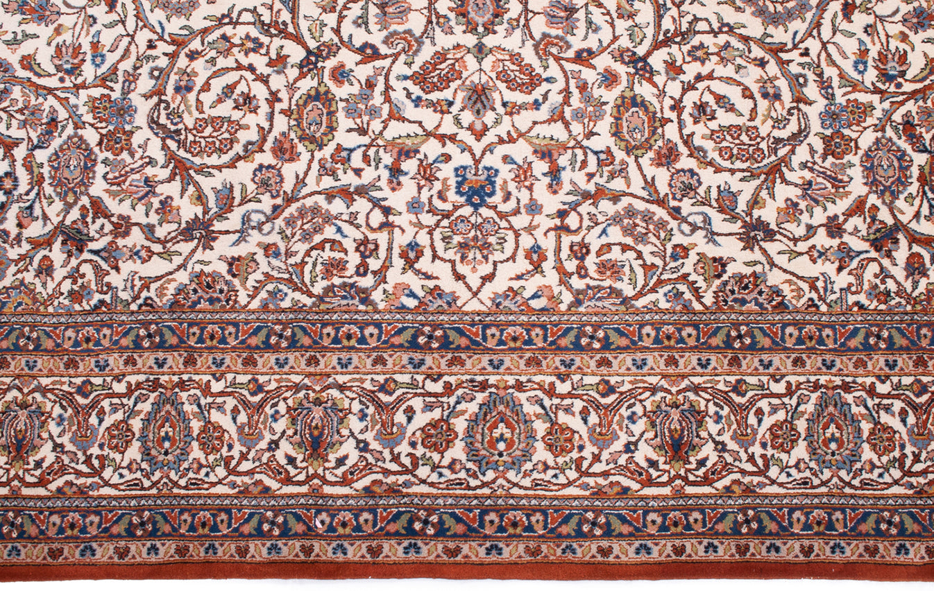 Hand-Knotted Indian Isfahan Rug - Ref: 3335 - 350 x 257cm – Little-Persia