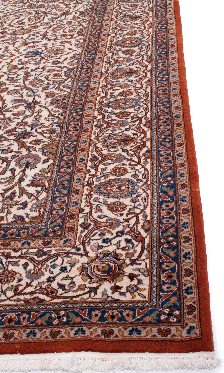 Hand-Knotted Indian Isfahan Rug - Ref: 3335 - 350 x 257cm – Little-Persia