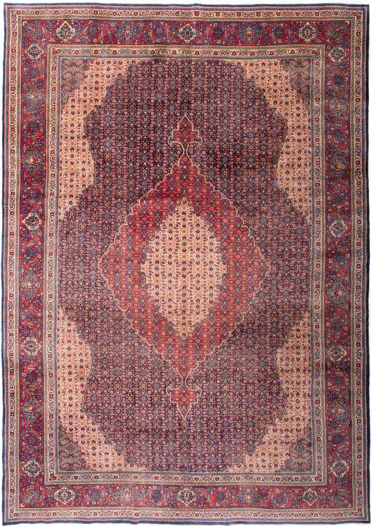 Semi-Antique Persian Sarouk Rug