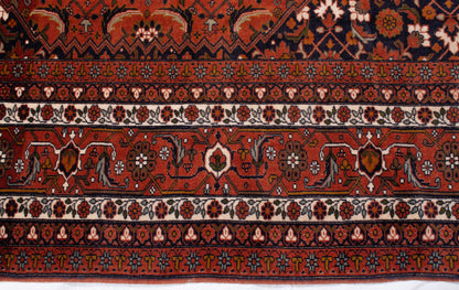 Semi-Antique Persian Quchan Wool & Silk Rug