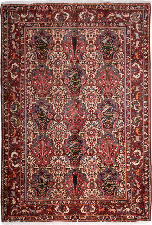 Semi-Antique Persian Bakhtiari Rug