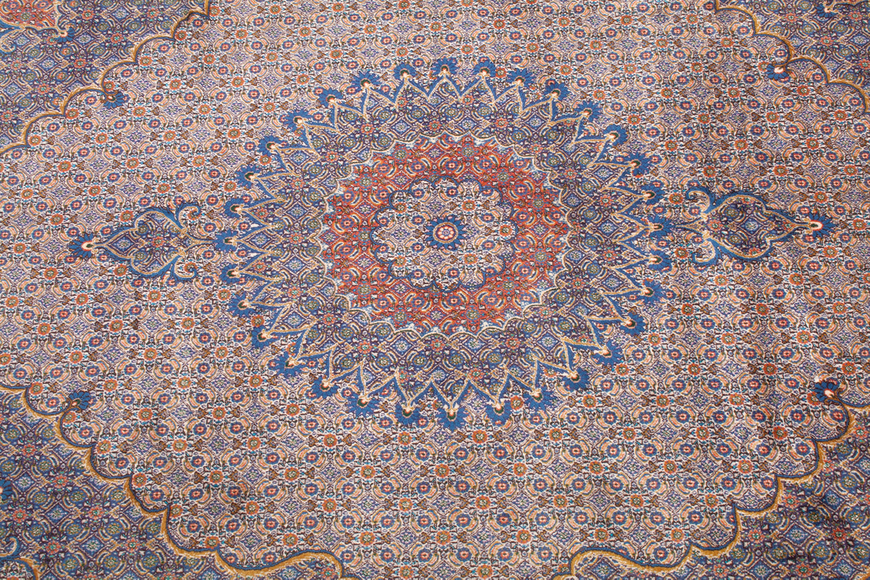 Hand-Knotted Persian Moud Rug - Ref: 3352 - 345 x 251cm – Little-Persia