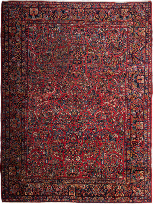 Antique Persian Sarouk Rug