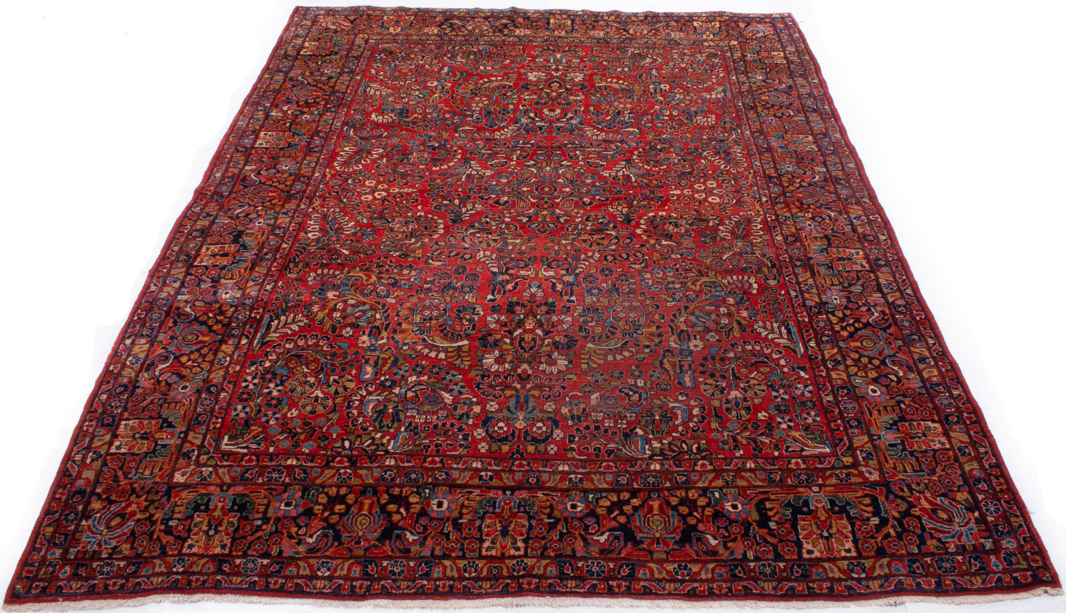 Antique Persian Sarouk Rug