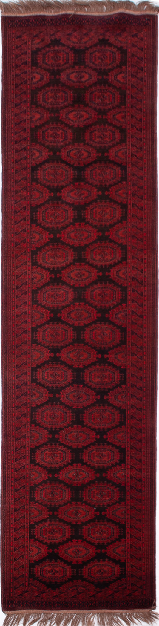 Semi-Antique Afghan Turkmen Rug
