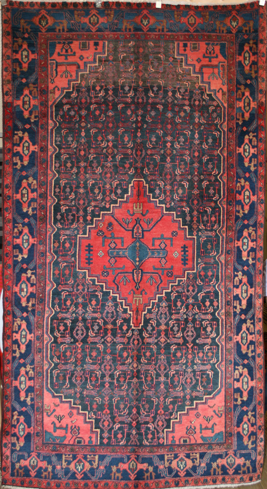 Semi-Antique Persian Nahavand Rug
