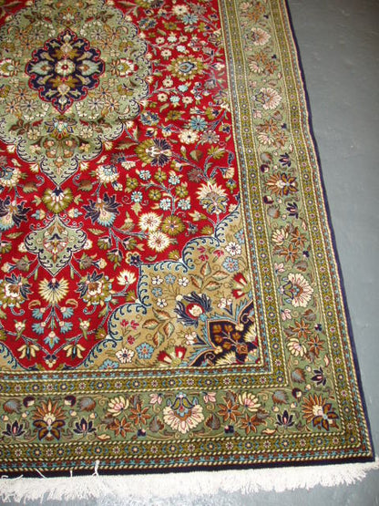 Persian Qom Wool & Silk Rug