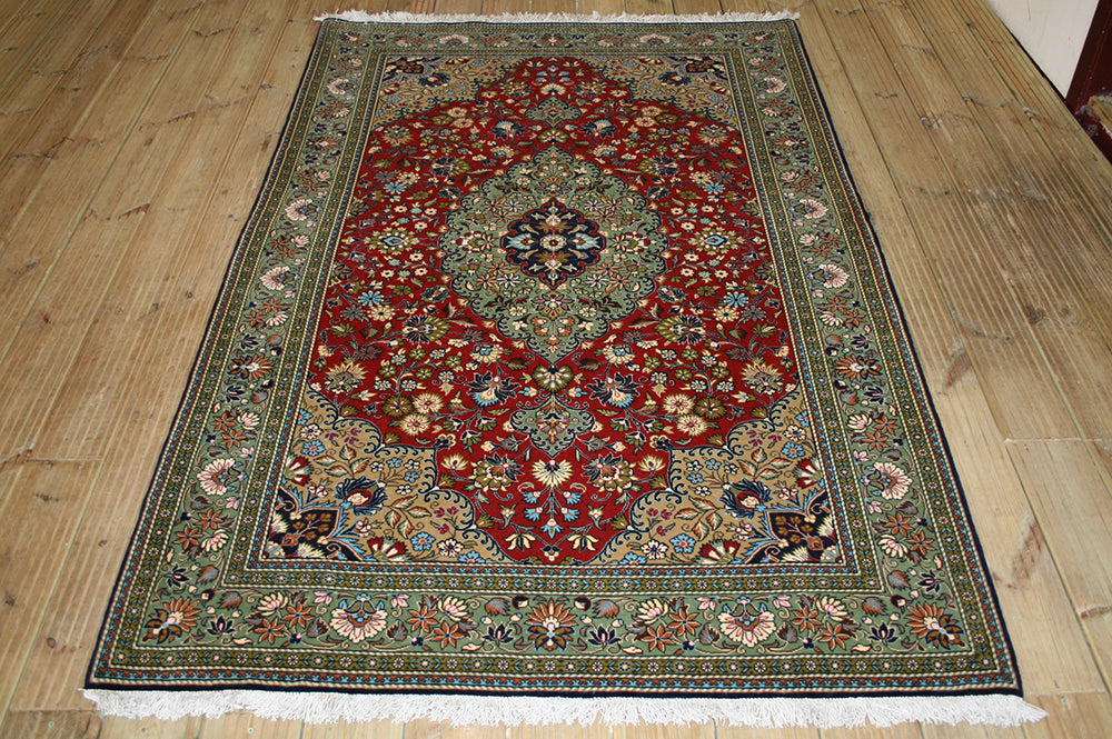 Persian Qum Wool & Silk Rug