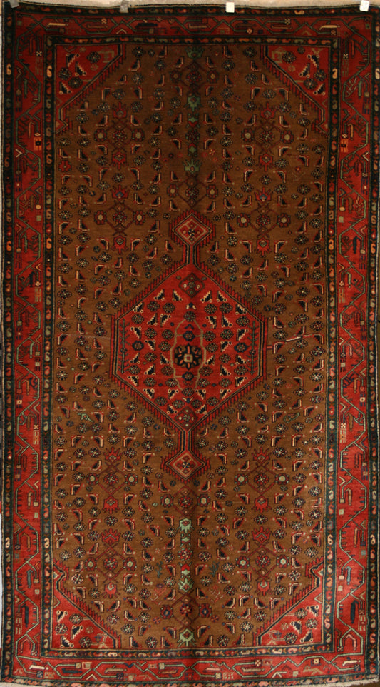 Semi-Antique Persian Hamedan Rug