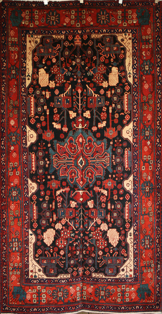 Semi-Antique Persian Nahavand Rug