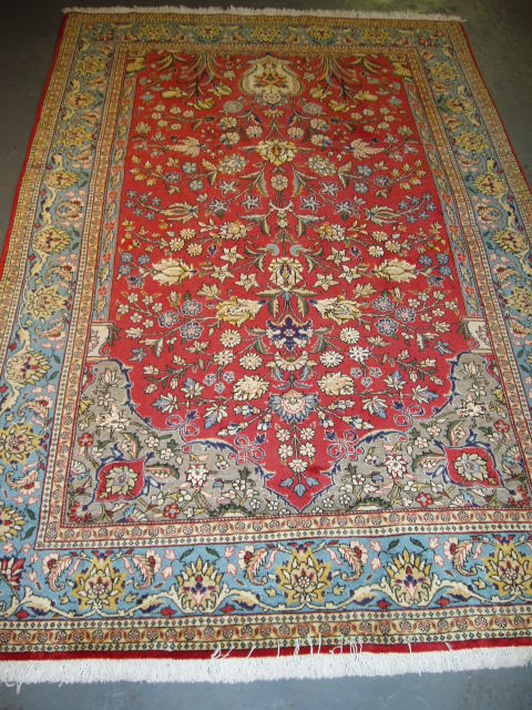 Persian Qum Wool & Silk Rug