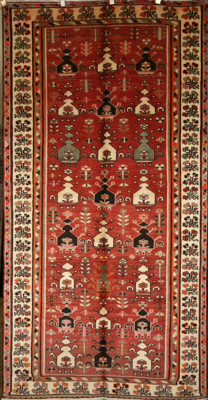 Semi-Antique Persian Abadeh Rug
