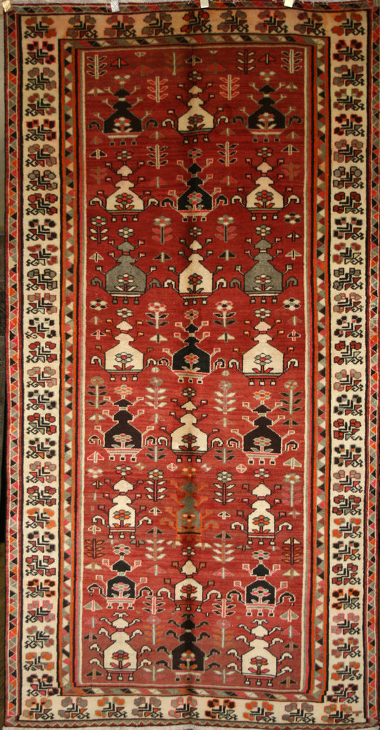 Semi-Antique Persian Abadeh Rug