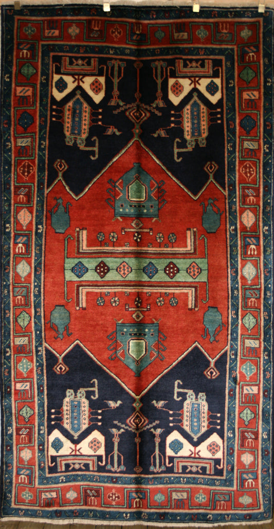 Semi-Antique Persian Nahavand Rug