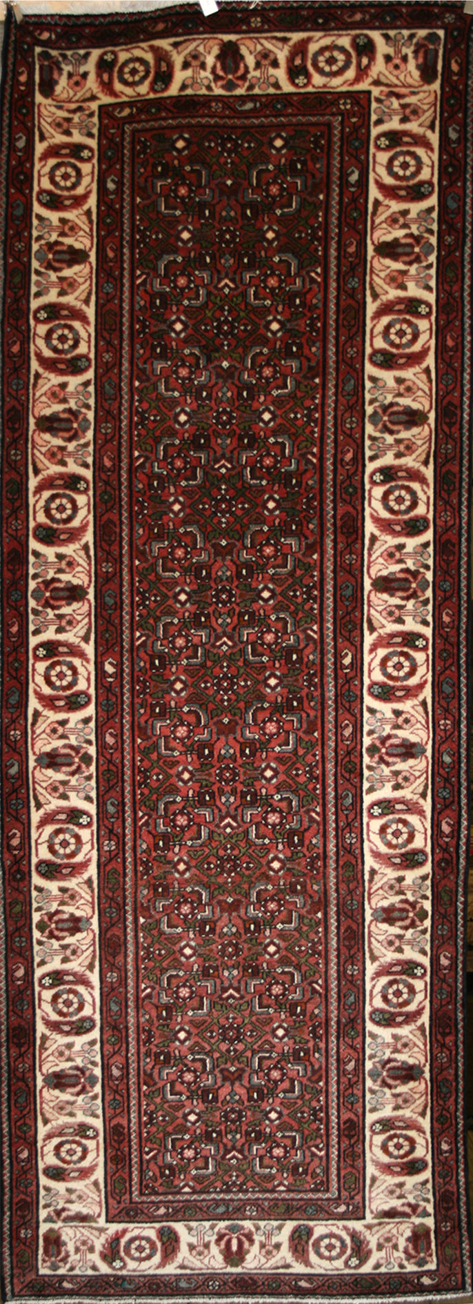 Semi-Antique Persian Hamedan Runner Rug