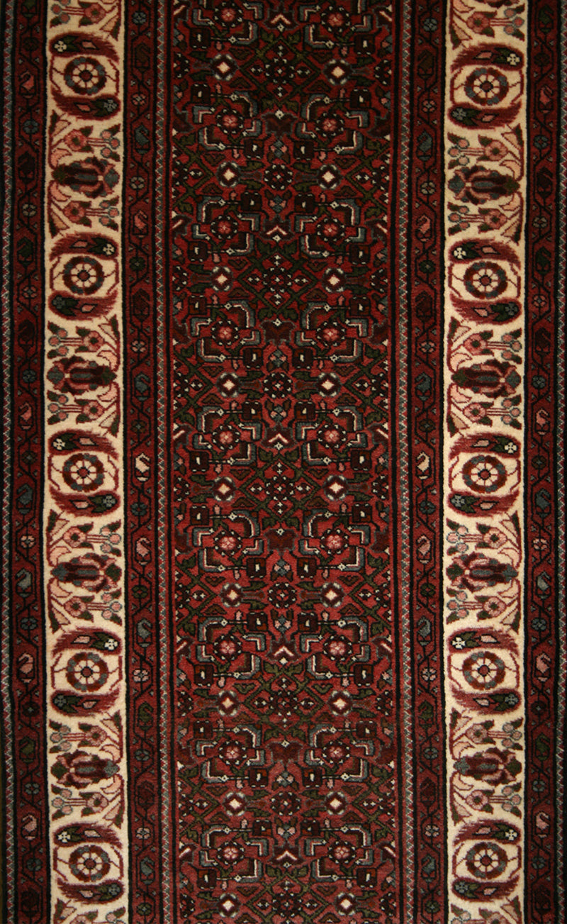 Semi-Antique Persian Hamedan Runner Rug