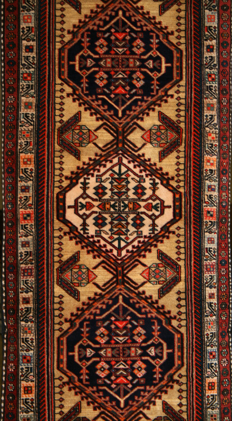 Semi-Antique Persian Arasheh Runner Rug