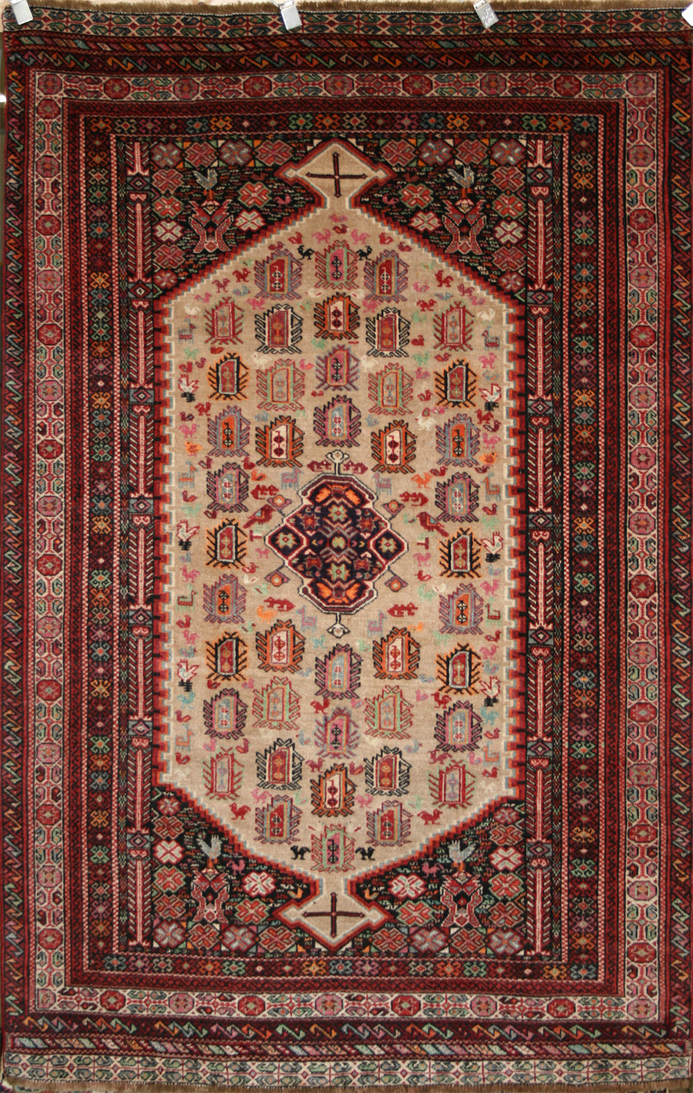 Semi-Antique Persian Sarakhes Rug