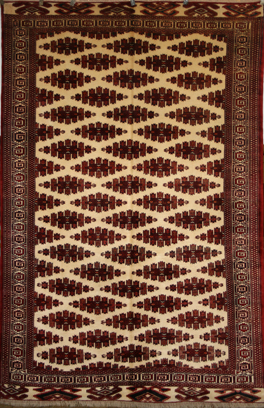 Semi-Antique Persian Turkman Rug