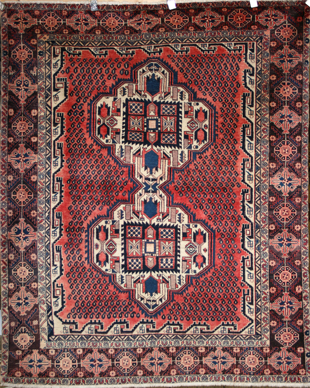 Semi-Antique Persian Sirjan Rug