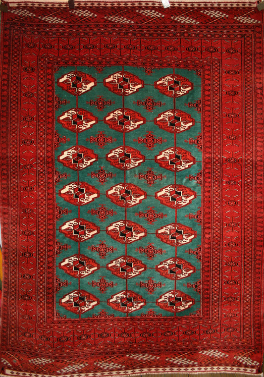 Semi-Antique Persian Turkman Rug