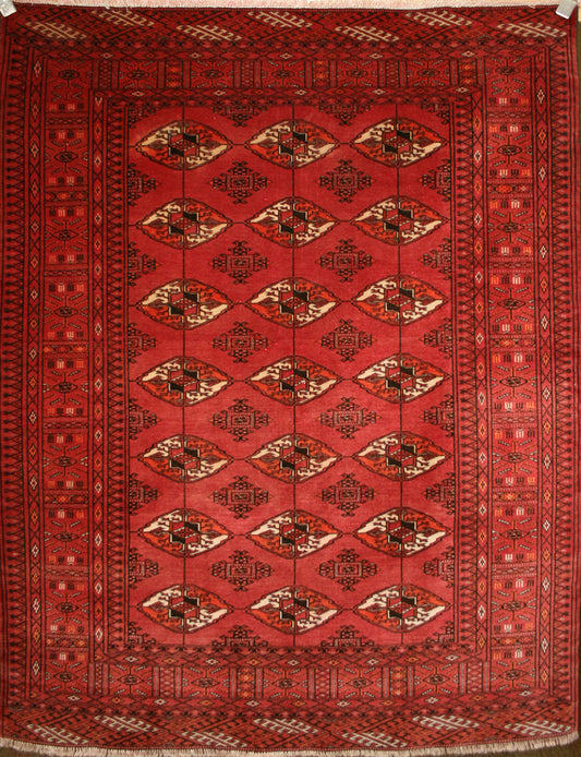 Semi-Antique Persian Turkman Rug