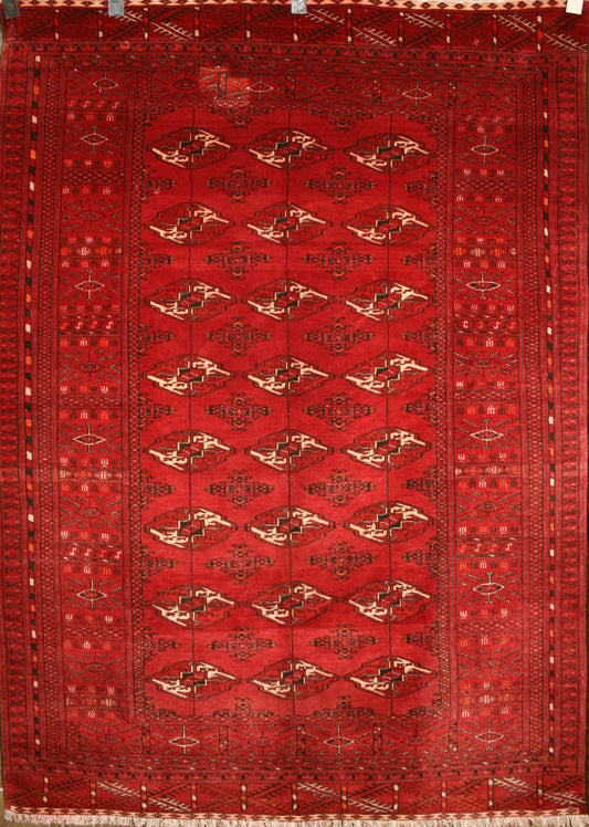 Semi-Antique Persian Turkman Rug