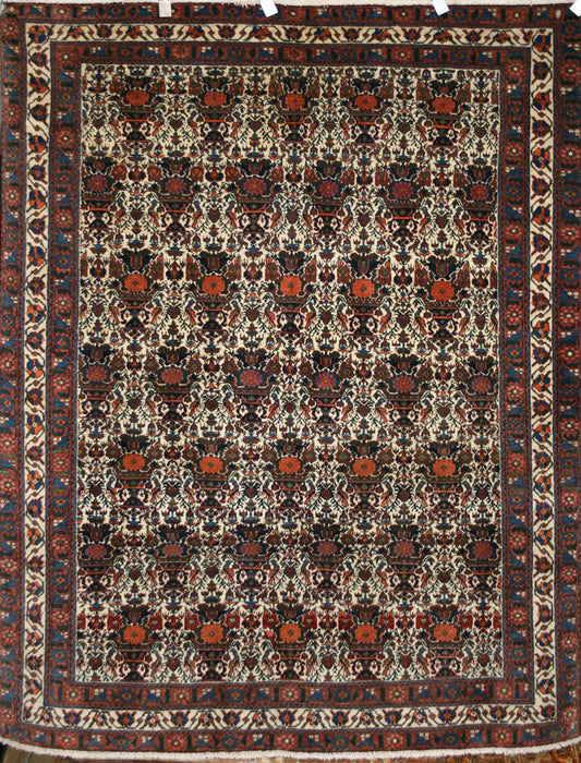 Semi-Antique Persian Abadeh Rug
