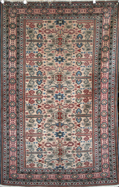 Semi-Antique Persian Ardabil Rug