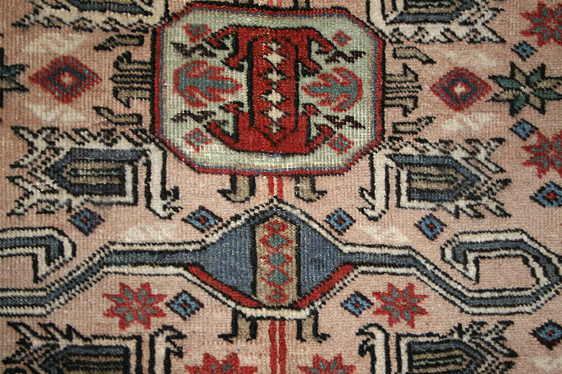 Semi-Antique Persian Ardabil Rug